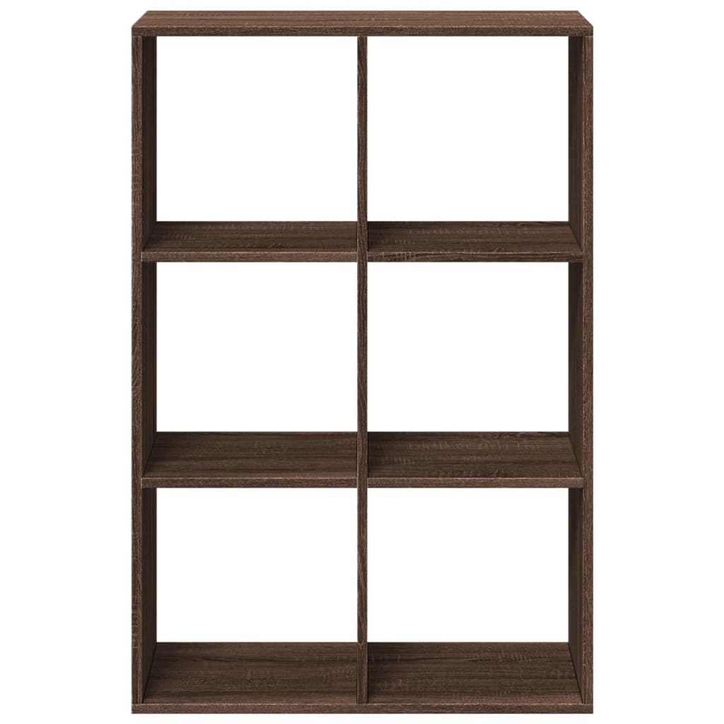 Libreria Divisorio Rovere Marrone 69,5x29x103,5cm in Truciolato