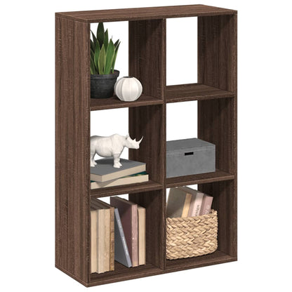 Libreria Divisorio Rovere Marrone 69,5x29x103,5cm in Truciolato