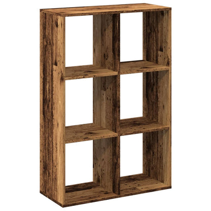 Libreria Divisorio Legno Antico 69,5x29x103,5 cm in Truciolato