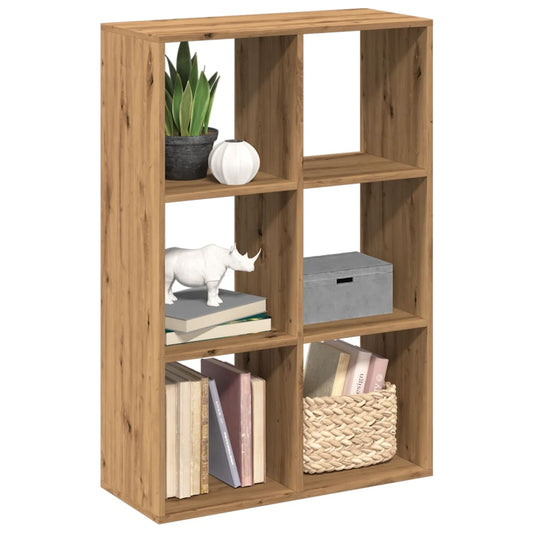 Libreria Divisorio Rovere 69,5x29x103,5 cm in Truciolato