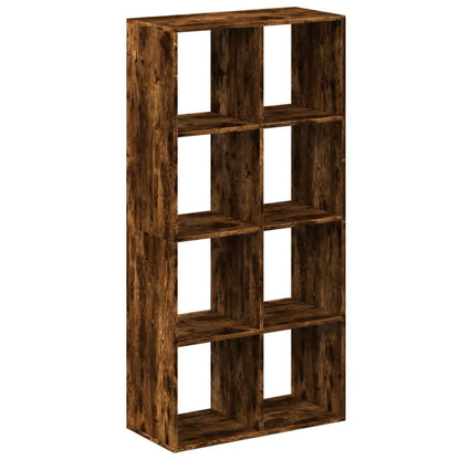 Libreria Divisorio Rovere Fumo 69,5x29x137,5cm in Truciolato