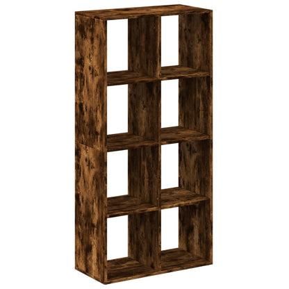 Libreria Divisorio Rovere Fumo 69,5x29x137,5cm in Truciolato