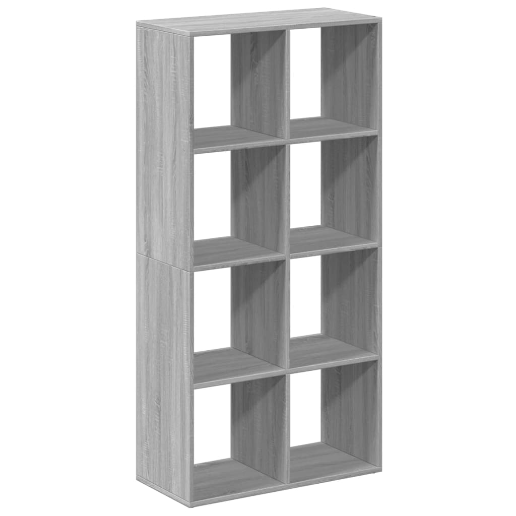 Libreria Divisorio Grigio Sonoma 69,5x29x137,5cm in Truciolato