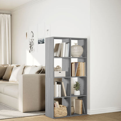 Libreria Divisorio Grigio Sonoma 69,5x29x137,5cm in Truciolato