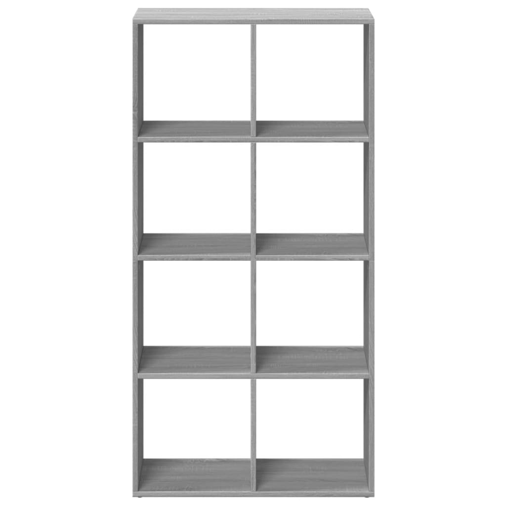 Libreria Divisorio Grigio Sonoma 69,5x29x137,5cm in Truciolato