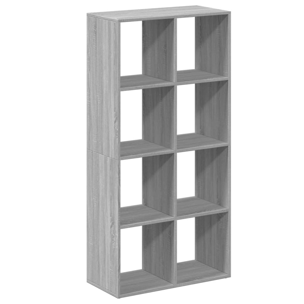 Libreria Divisorio Grigio Sonoma 69,5x29x137,5cm in Truciolato