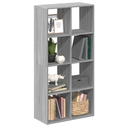 Libreria Divisorio Grigio Sonoma 69,5x29x137,5cm in Truciolato