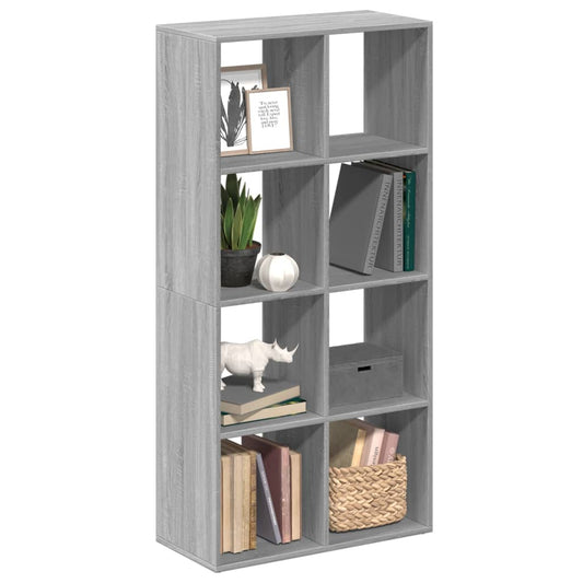 Libreria Divisorio Grigio Sonoma 69,5x29x137,5cm in Truciolato