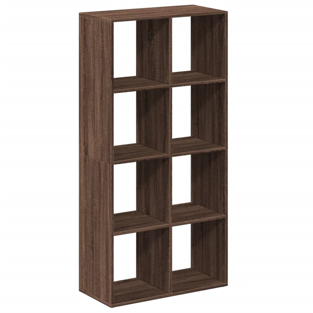 Libreria Divisorio Rovere Marrone 69,5x29x137,5cm in Truciolato