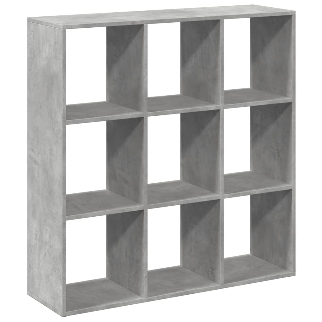 Libreria Divisorio Grigio Cemento 102x29x103,5 cm in Truciolato