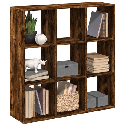 Libreria Divisorio Rovere Fumo 102x29x103,5 cm in Truciolato