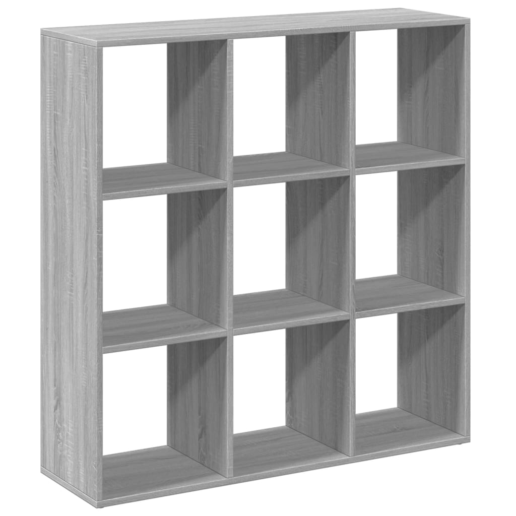 Libreria Divisorio Grigio Sonoma 102x29x103,5 cm in Truciolato