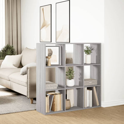 Libreria Divisorio Grigio Sonoma 102x29x103,5 cm in Truciolato