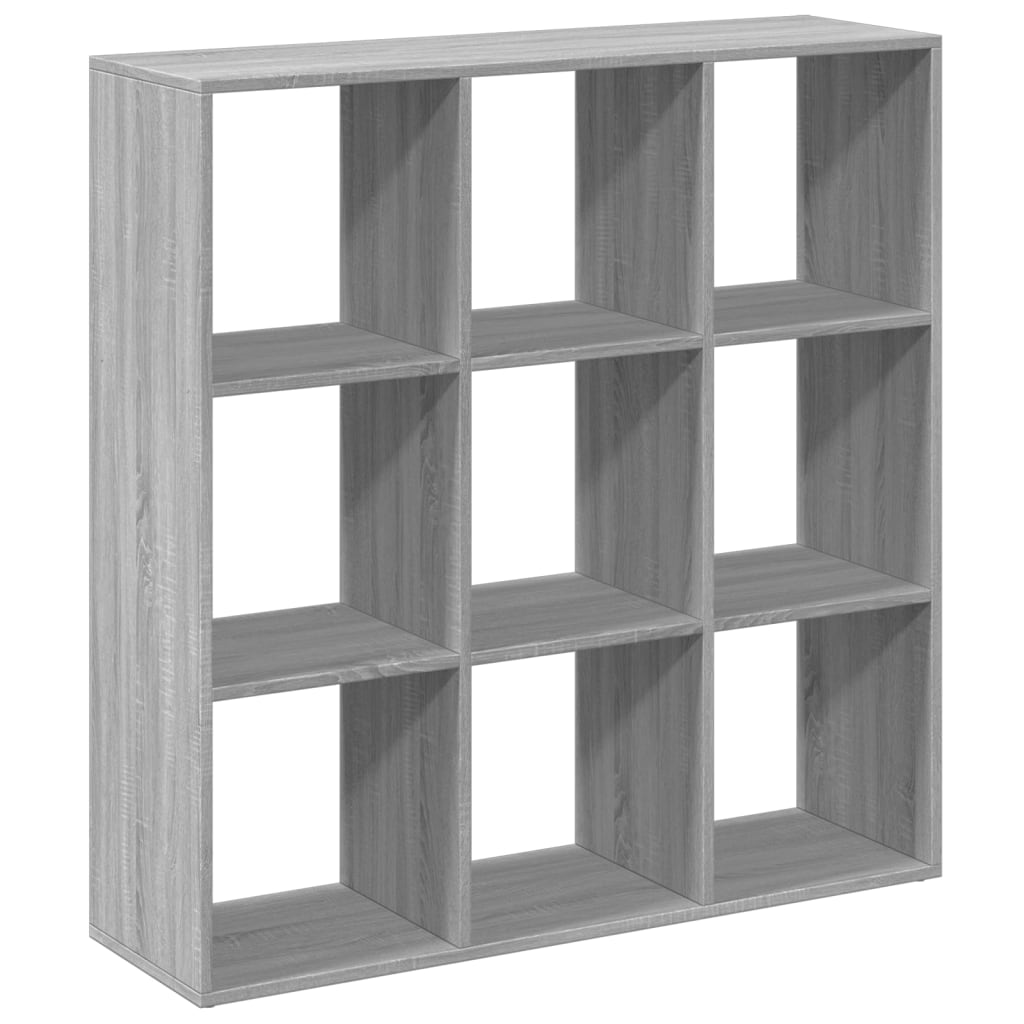 Libreria Divisorio Grigio Sonoma 102x29x103,5 cm in Truciolato