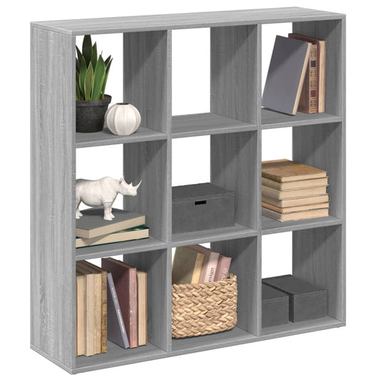 Libreria Divisorio Grigio Sonoma 102x29x103,5 cm in Truciolato