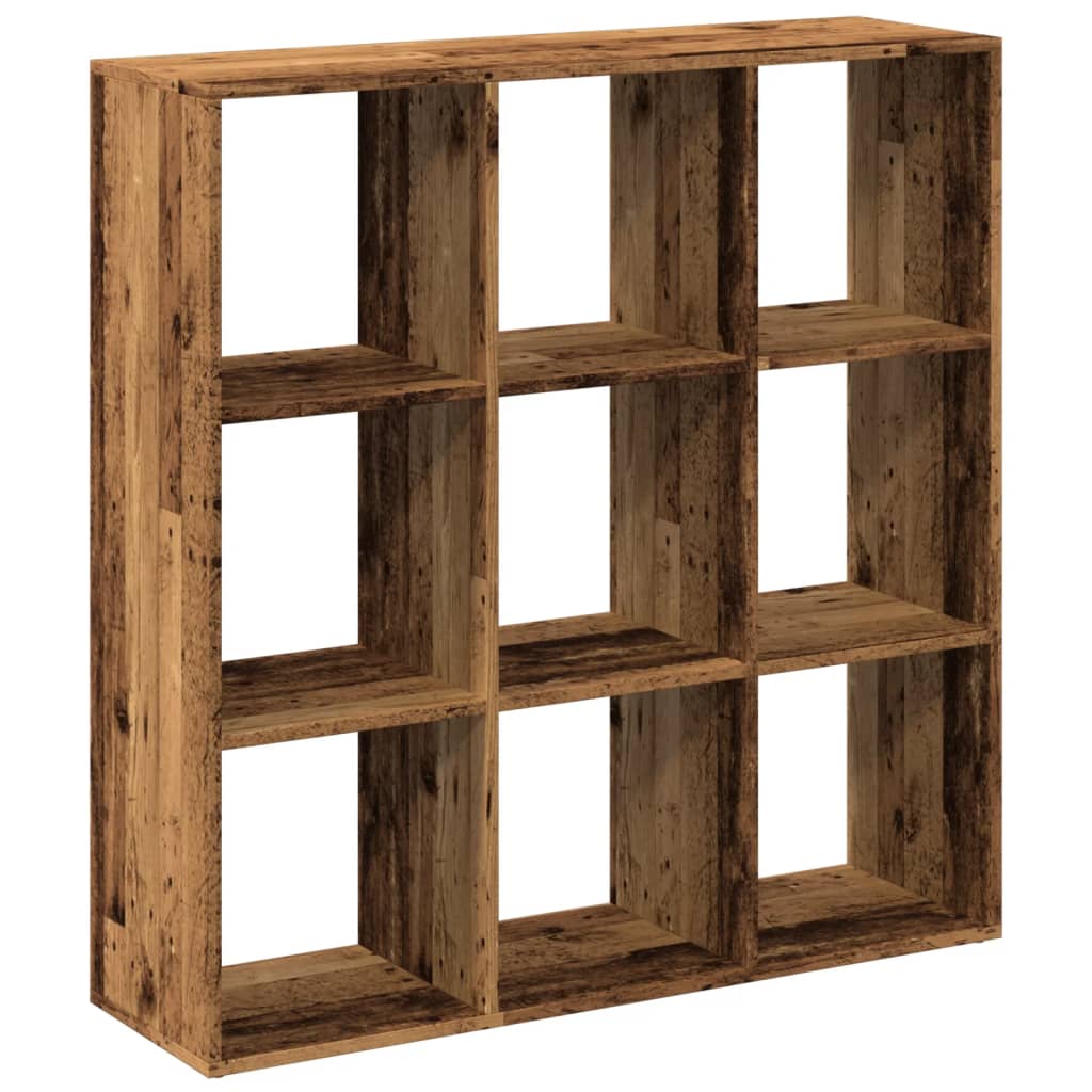 Libreria Divisorio Legno Antico 102x29x103,5 cm in Truciolato