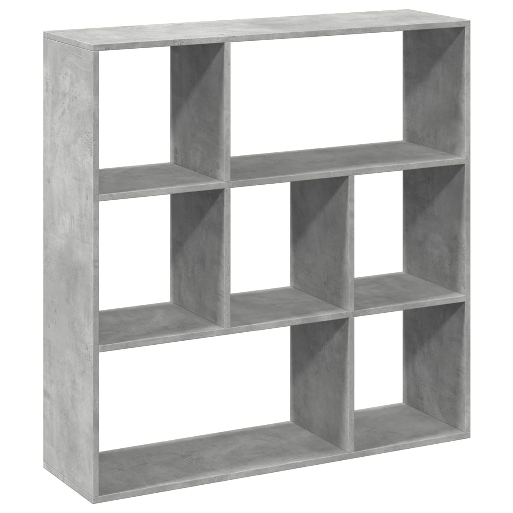 Libreria Divisorio Grigio Cemento 102x29x103,5 cm in Truciolato