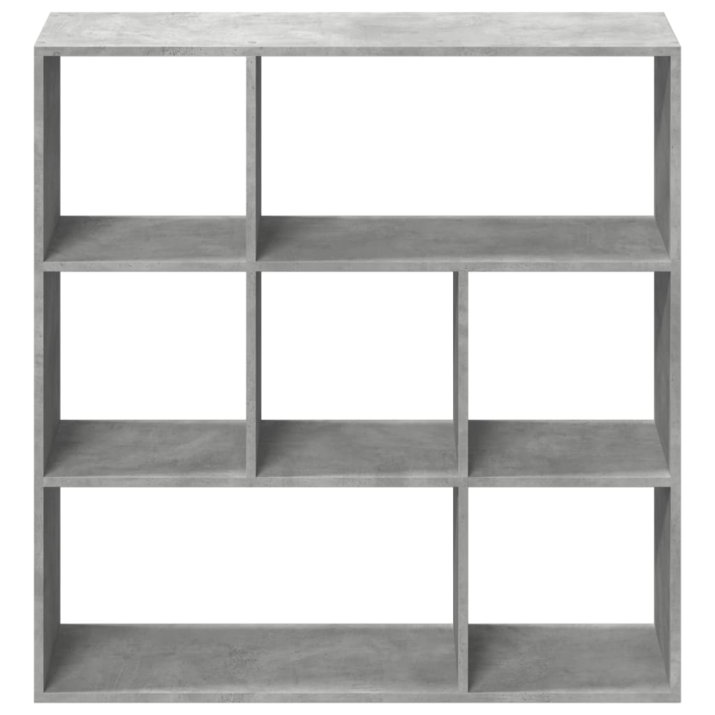 Libreria Divisorio Grigio Cemento 102x29x103,5 cm in Truciolato