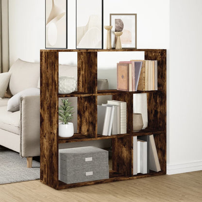 Libreria Divisorio Rovere Fumo 102x29x103,5 cm in Truciolato