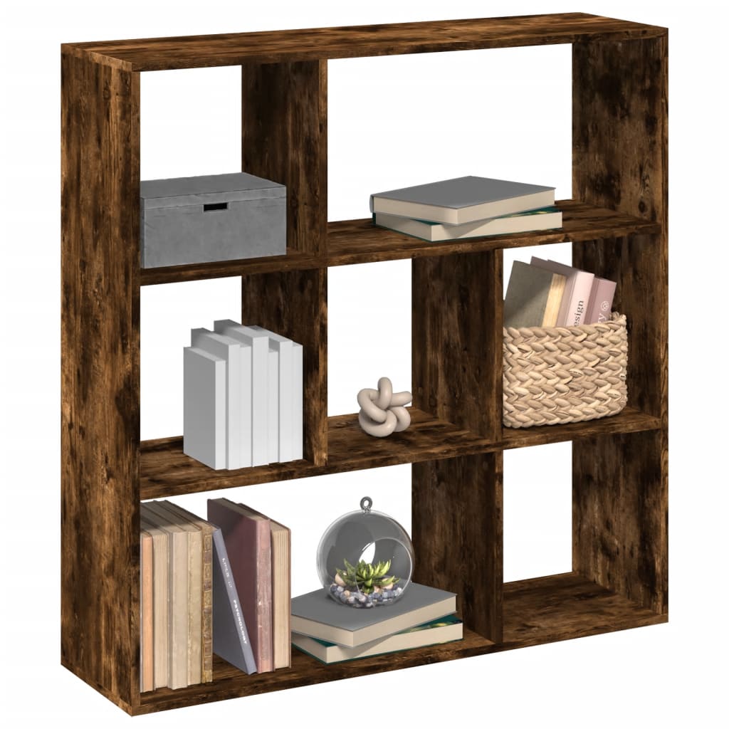 Libreria Divisorio Rovere Fumo 102x29x103,5 cm in Truciolato