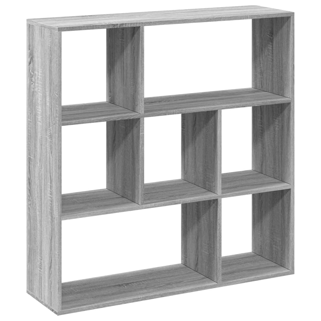 Libreria Divisorio Grigio Sonoma 102x29x103,5 cm in Truciolato