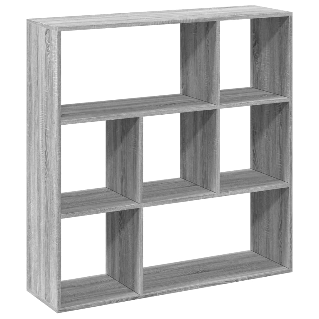 Libreria Divisorio Grigio Sonoma 102x29x103,5 cm in Truciolato