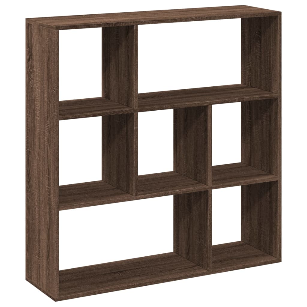 Libreria Divisorio Rovere Marrone 102x29x103,5 cm in Truciolato