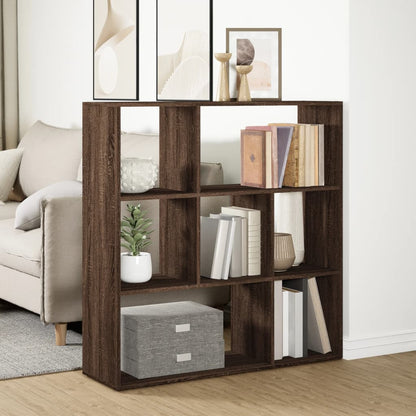 Libreria Divisorio Rovere Marrone 102x29x103,5 cm in Truciolato