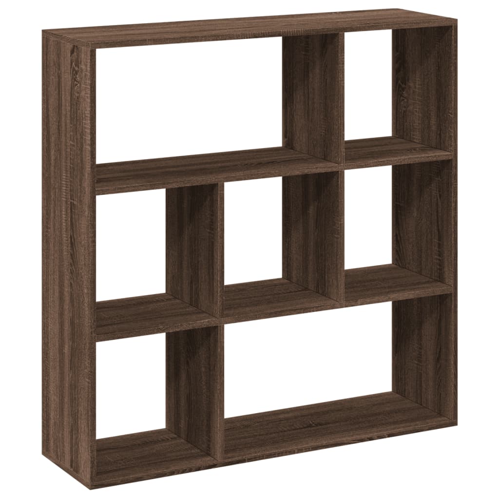 Libreria Divisorio Rovere Marrone 102x29x103,5 cm in Truciolato