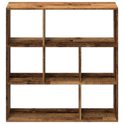 Libreria Divisorio Legno Antico 102x29x103,5 cm in Truciolato