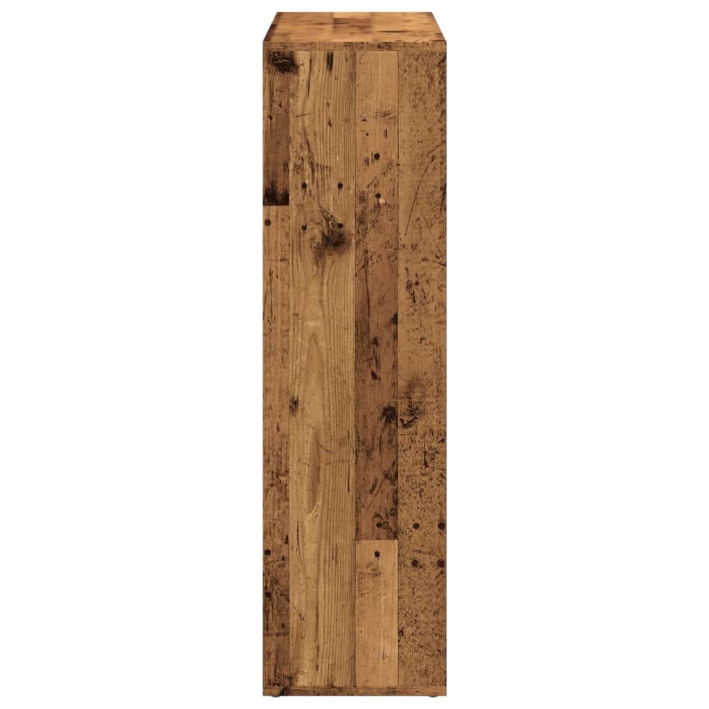 Libreria Divisorio Legno Antico 102x29x103,5 cm in Truciolato - homemem39