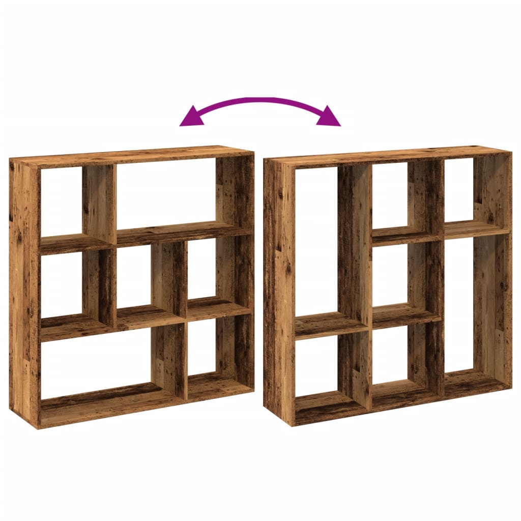 Libreria Divisorio Legno Antico 102x29x103,5 cm in Truciolato - homemem39