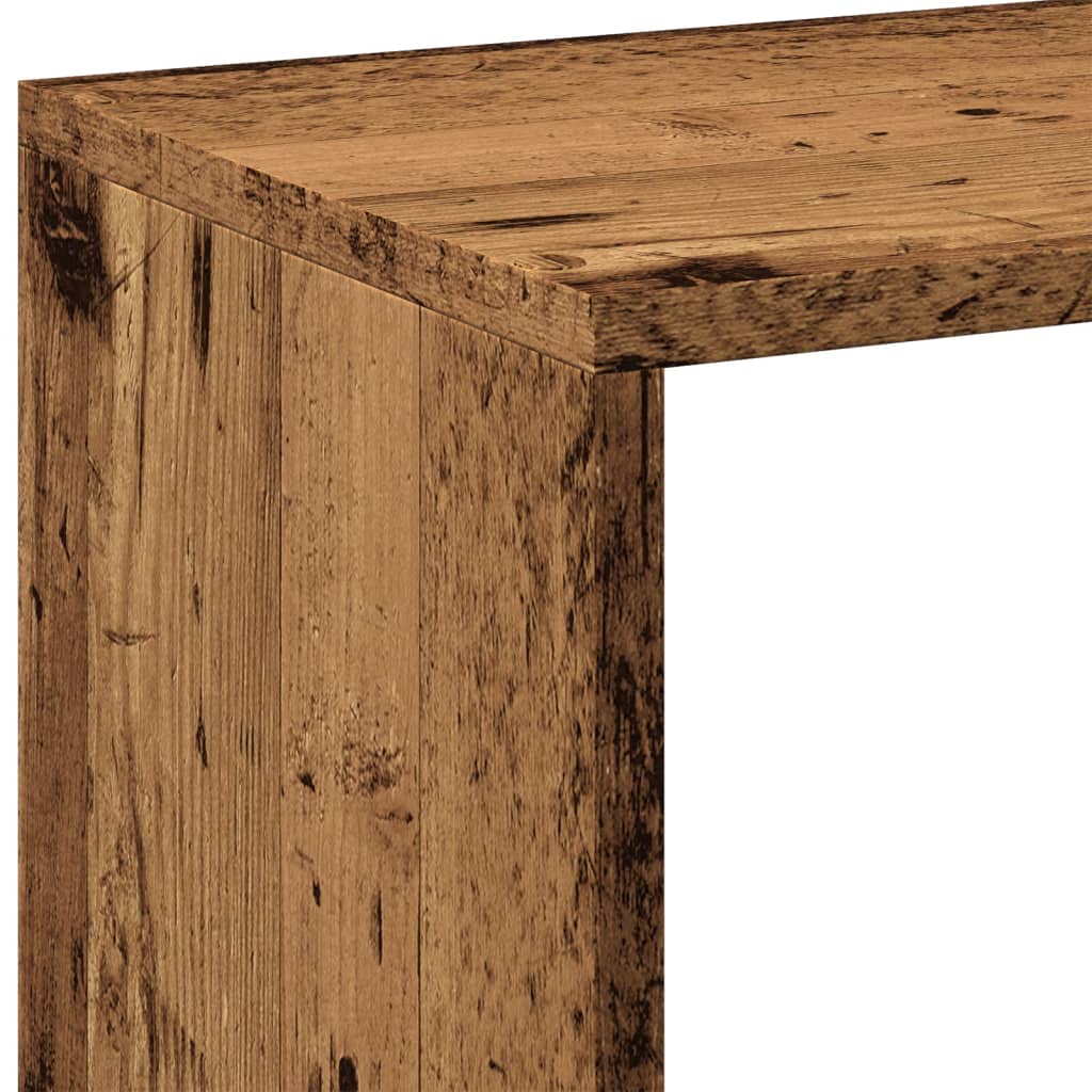 Libreria Divisorio Legno Antico 102x29x103,5 cm in Truciolato - homemem39