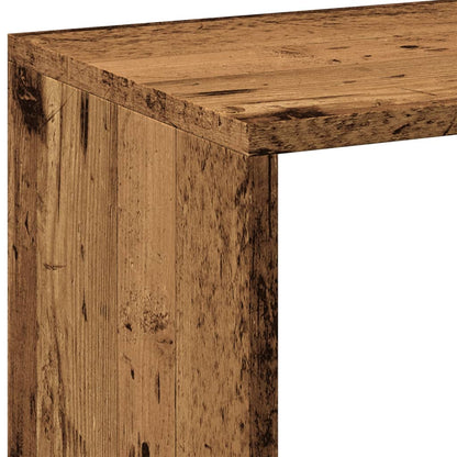Libreria Divisorio Legno Antico 102x29x103,5 cm in Truciolato - homemem39