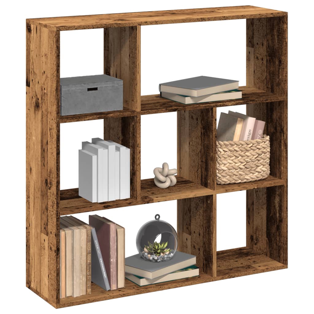 Libreria Divisorio Legno Antico 102x29x103,5 cm in Truciolato - homemem39