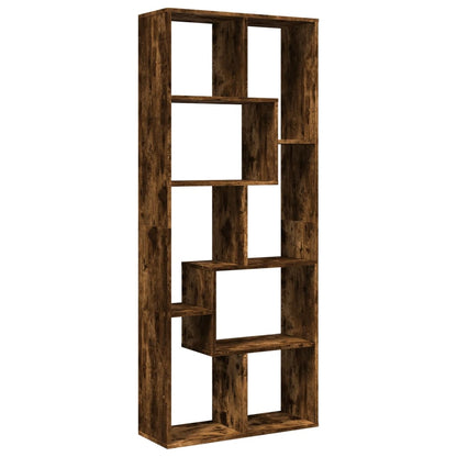 Libreria Divisorio Rovere Fumo 67x25x161,5 cm in Truciolato