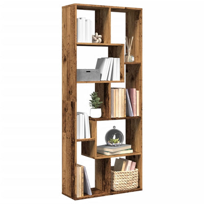 Libreria Divisorio Legno Antico 67x25x161,5 cm in Truciolato | homemem39