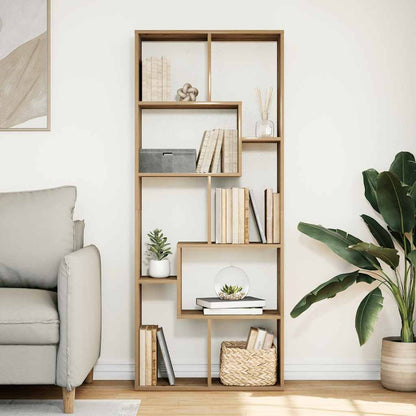 Libreria Divisorio Rovere Artigianale 67x25x161,5 cm Truciolato | homemem39