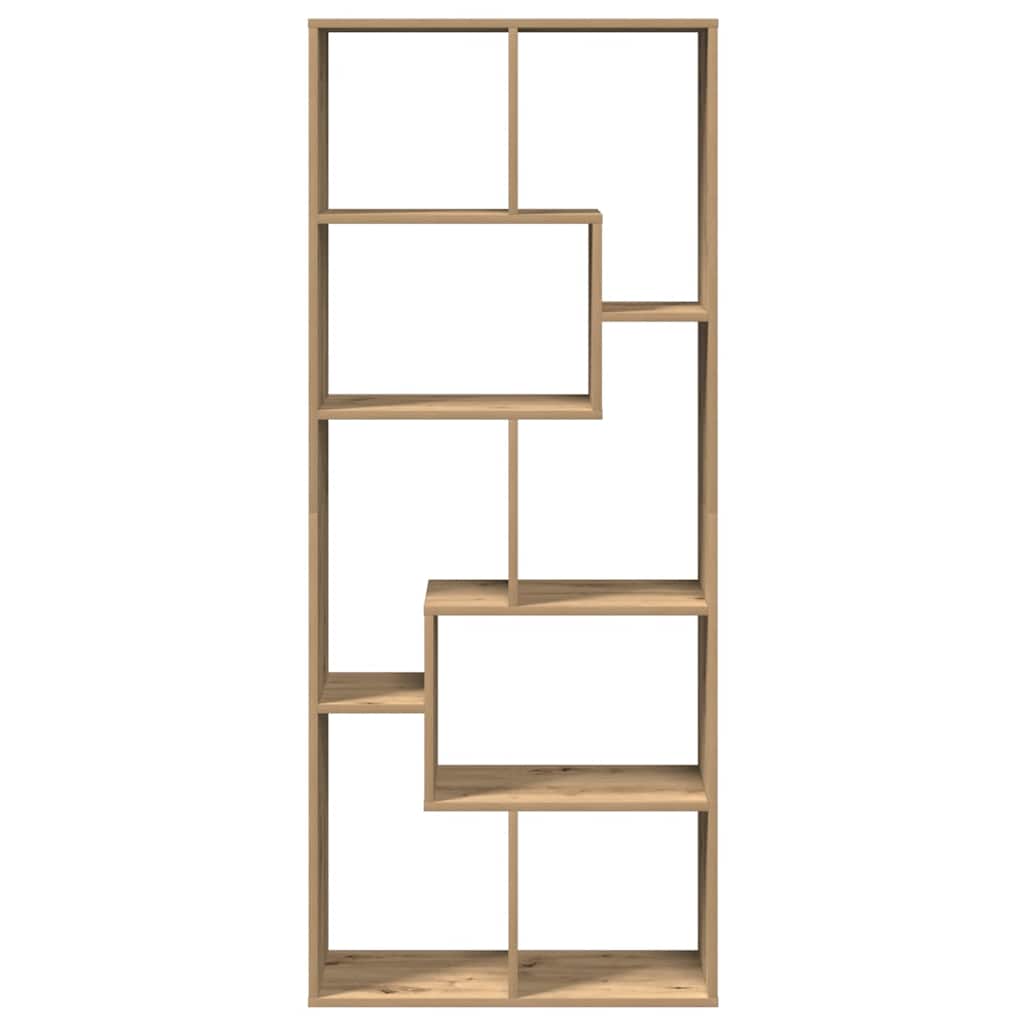 Libreria Divisorio Rovere Artigianale 67x25x161,5 cm Truciolato | homemem39