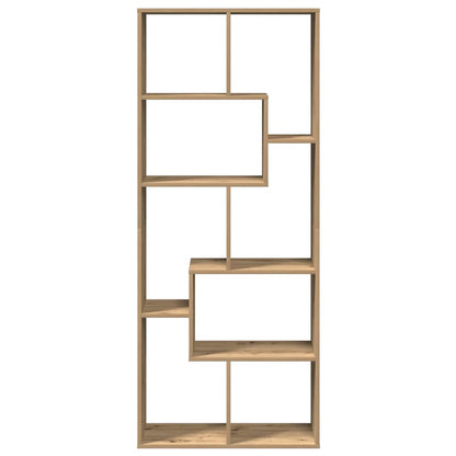 Libreria Divisorio Rovere Artigianale 67x25x161,5 cm Truciolato