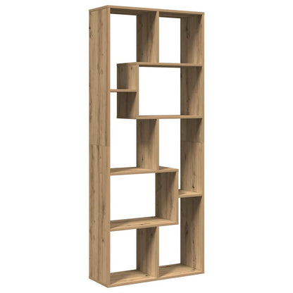 Libreria Divisorio Rovere Artigianale 67x25x161,5 cm Truciolato | homemem39