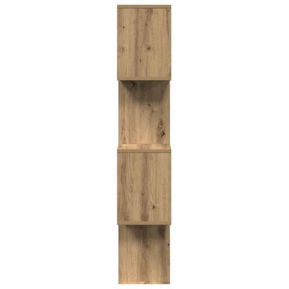 Libreria 4 Ripiani Rovere Artigianale 70x24x129 cm Truciolato | homemem39