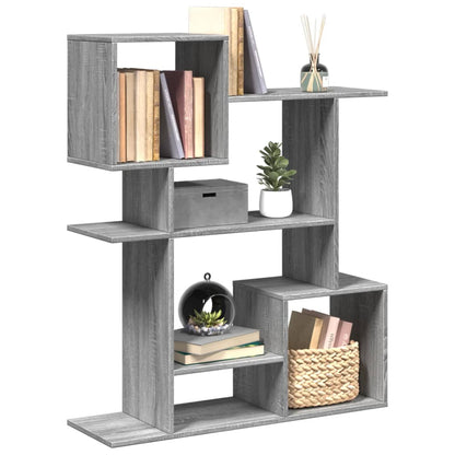 Libreria Divisorio Grigio Sonoma 92x29x112 cm in Truciolato