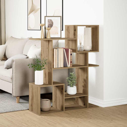 Libreria Divisorio Rovere Artigianale 92x29x112cm in Truciolato | homemem39