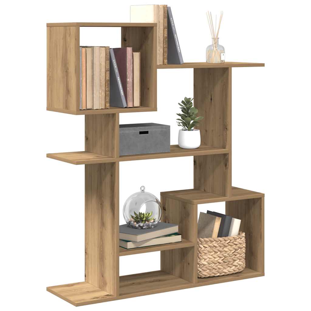 Libreria Divisorio Rovere Artigianale 92x29x112cm in Truciolato | homemem39