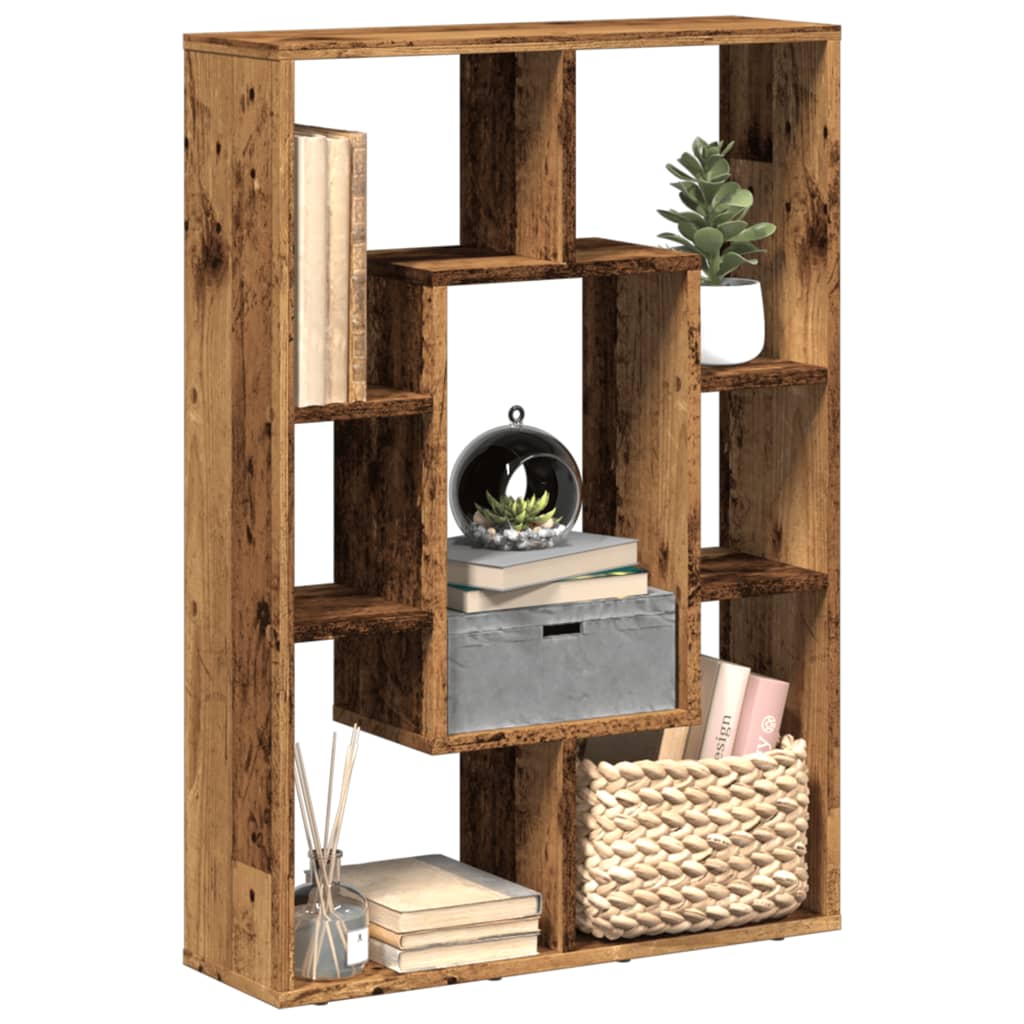 Libreria Legno Antico 63x20x90 cm in Truciolato