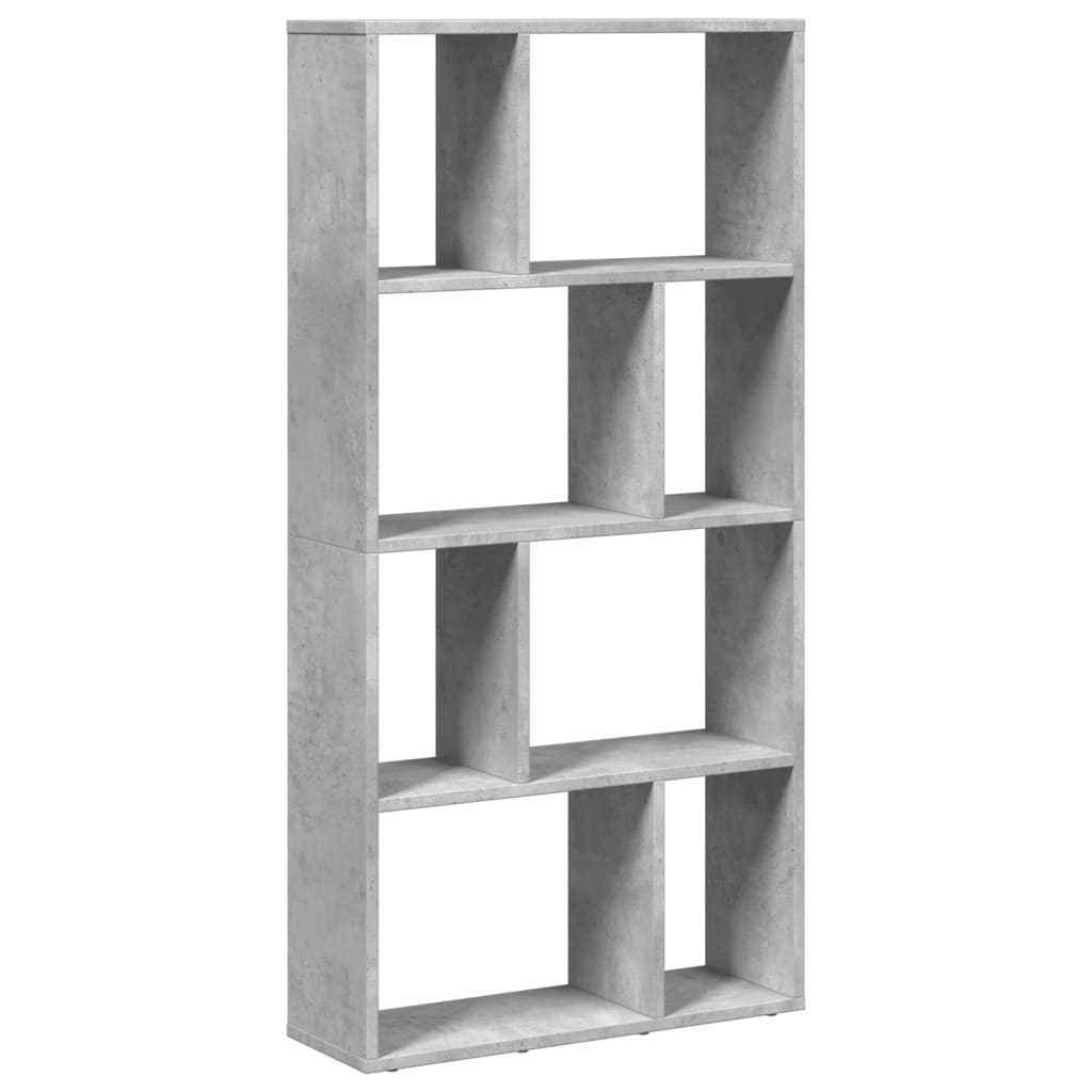 Libreria Grigio Cemento 60x20x120 cm in Truciolato