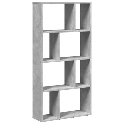 Libreria Grigio Cemento 60x20x120 cm in Truciolato