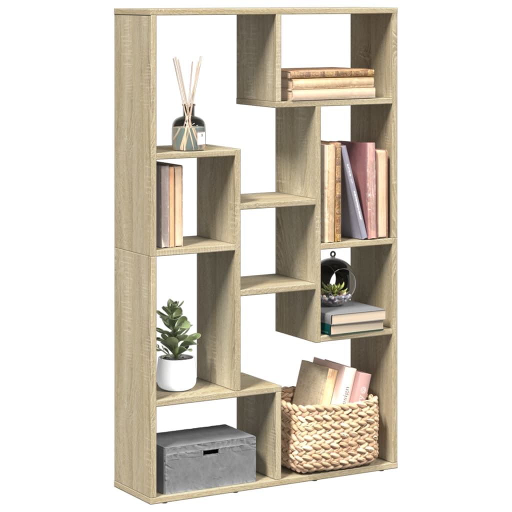 Libreria Rovere Sonoma 72x20x120 cm in Truciolato