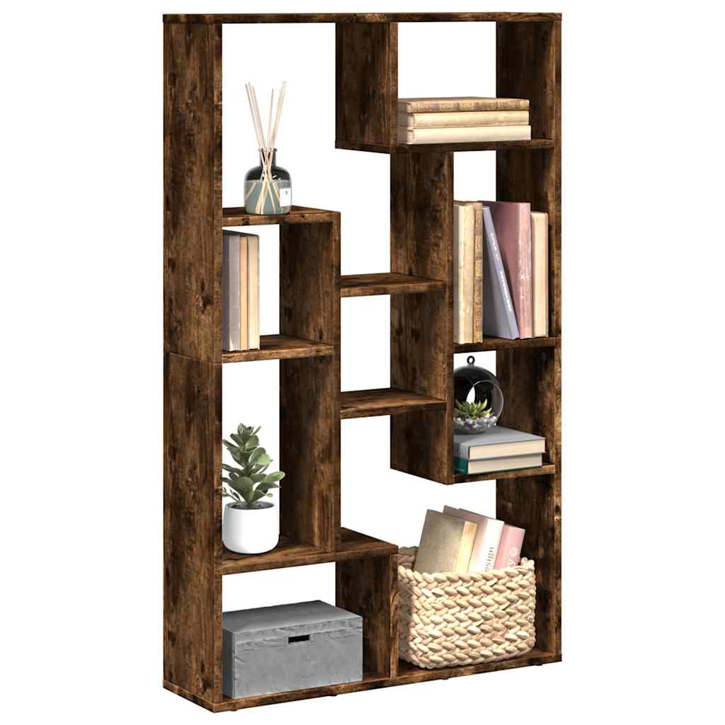 Libreria Rovere Fumo 72x20x120,5 cm in Truciolato | homemem39